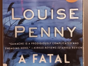 Cover of A Fatal Grace featuring a moody cracked-ice lake